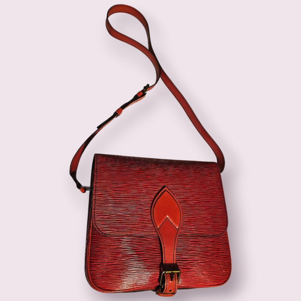 Louis Vuitton Red Epi Crossbody Bag